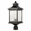 Craftmade Gentry 1 Light Outdoor Post Mount in Midnight Z3215-MN